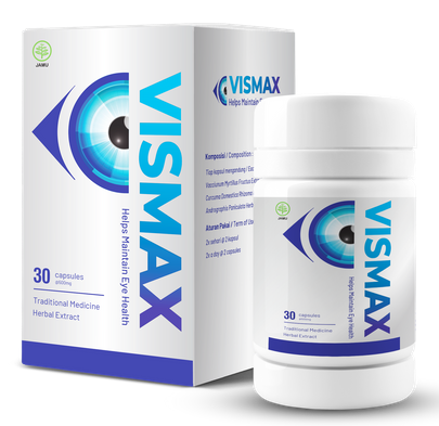 Vismax - Suplemen kapsul nutrisi alami untuk penglihatan nyaman dan tajam